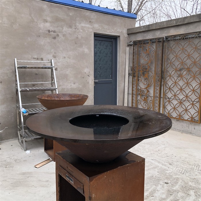 Wood Burning BBQ Grill